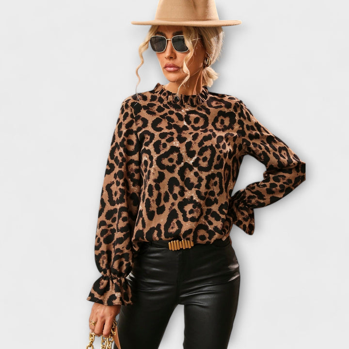 Carla - Leopardbluse