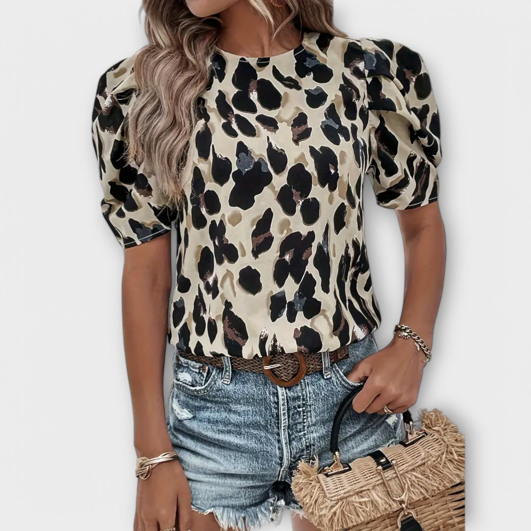 Nora - Leopardbluse