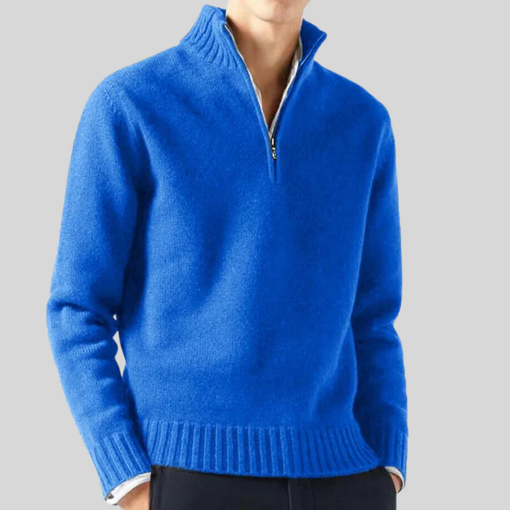 Andreas - Luksuriøs halv-zip sweater