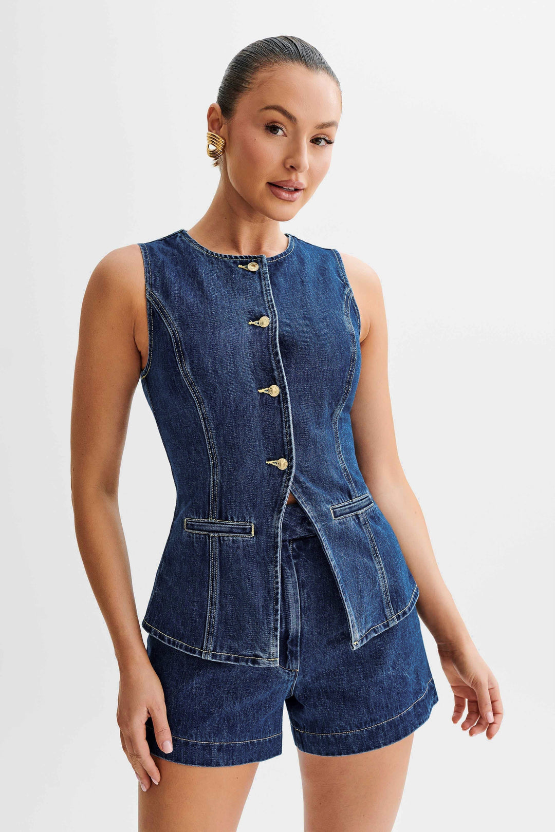 SARA – Trendy denim-sæt
