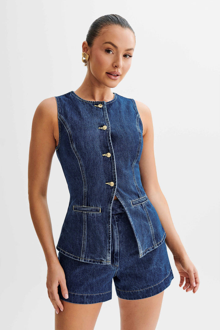 SARA – Trendy denim-sæt