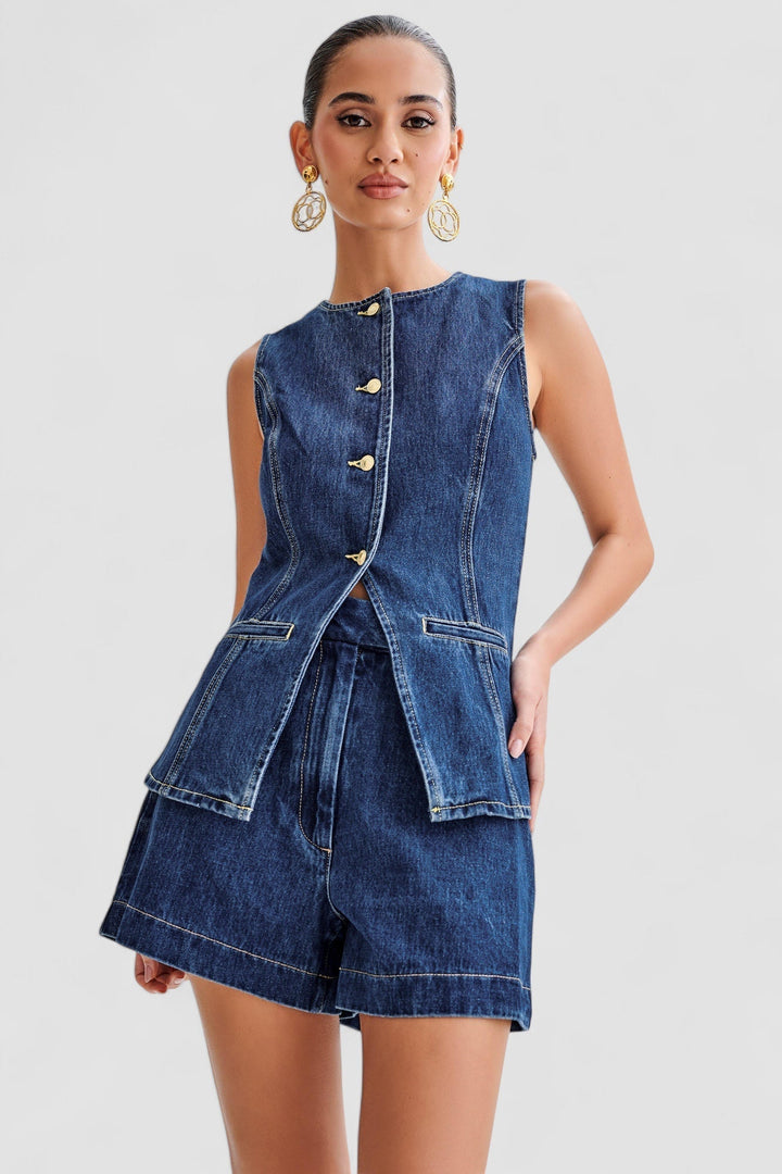 SARA – Trendy denim-sæt