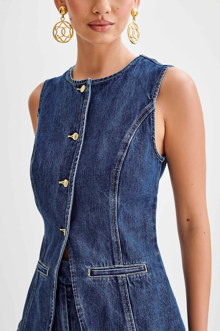 SARA – Trendy denim-sæt