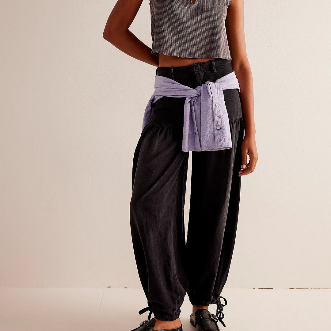 Freja – Boheme jeans med brede ben