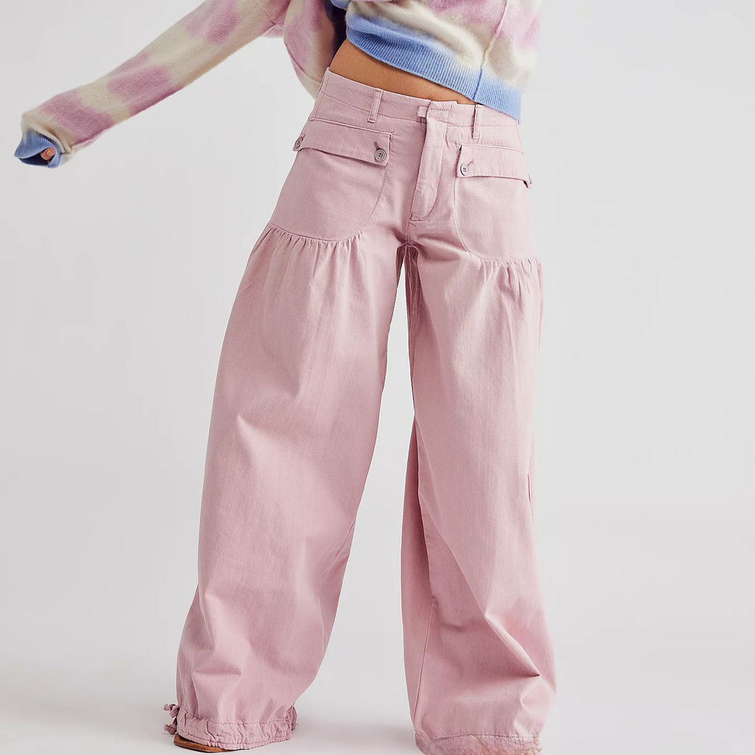 Freja – Boheme jeans med brede ben