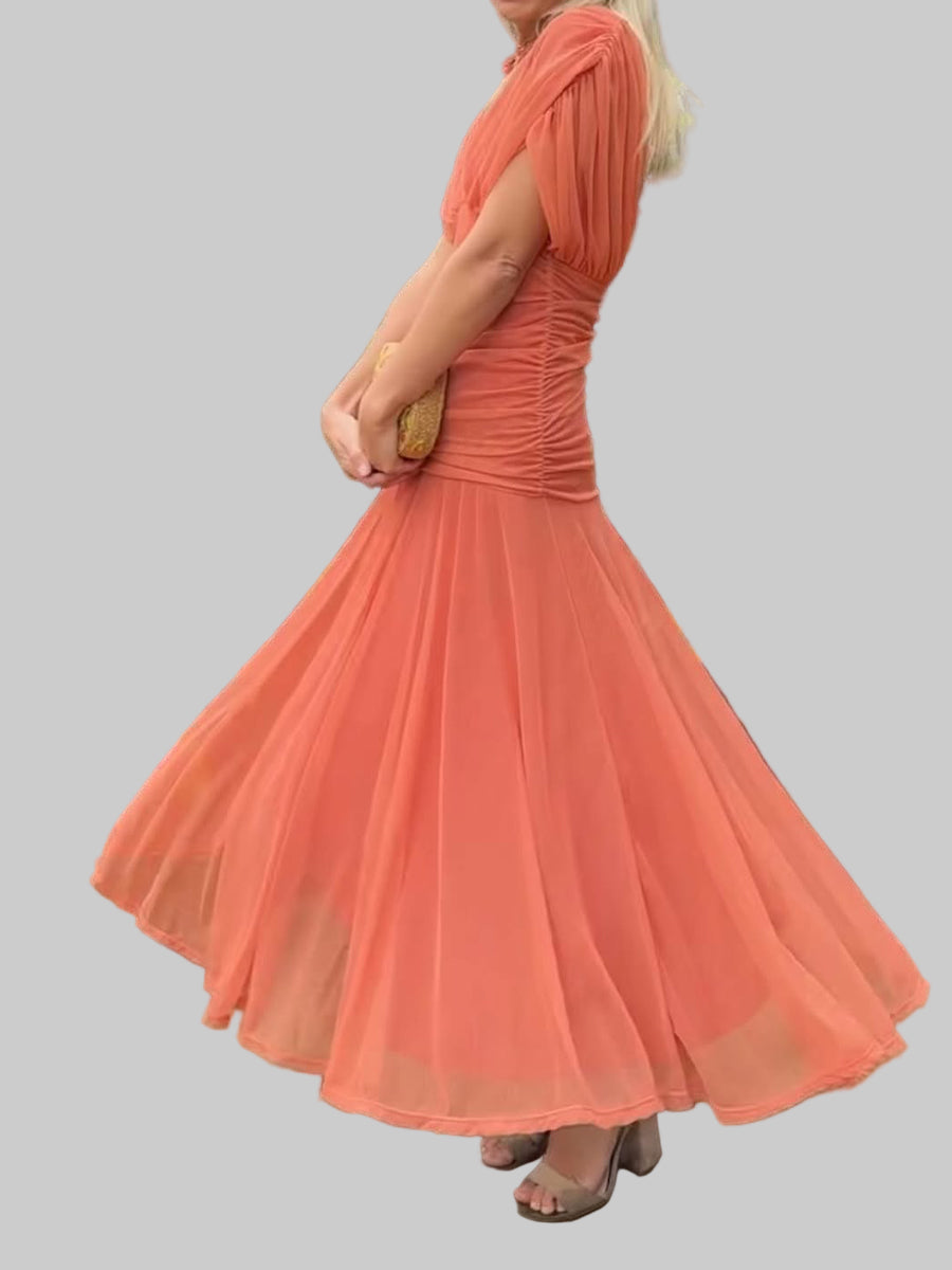 Ida – Elegant chiffonkjole