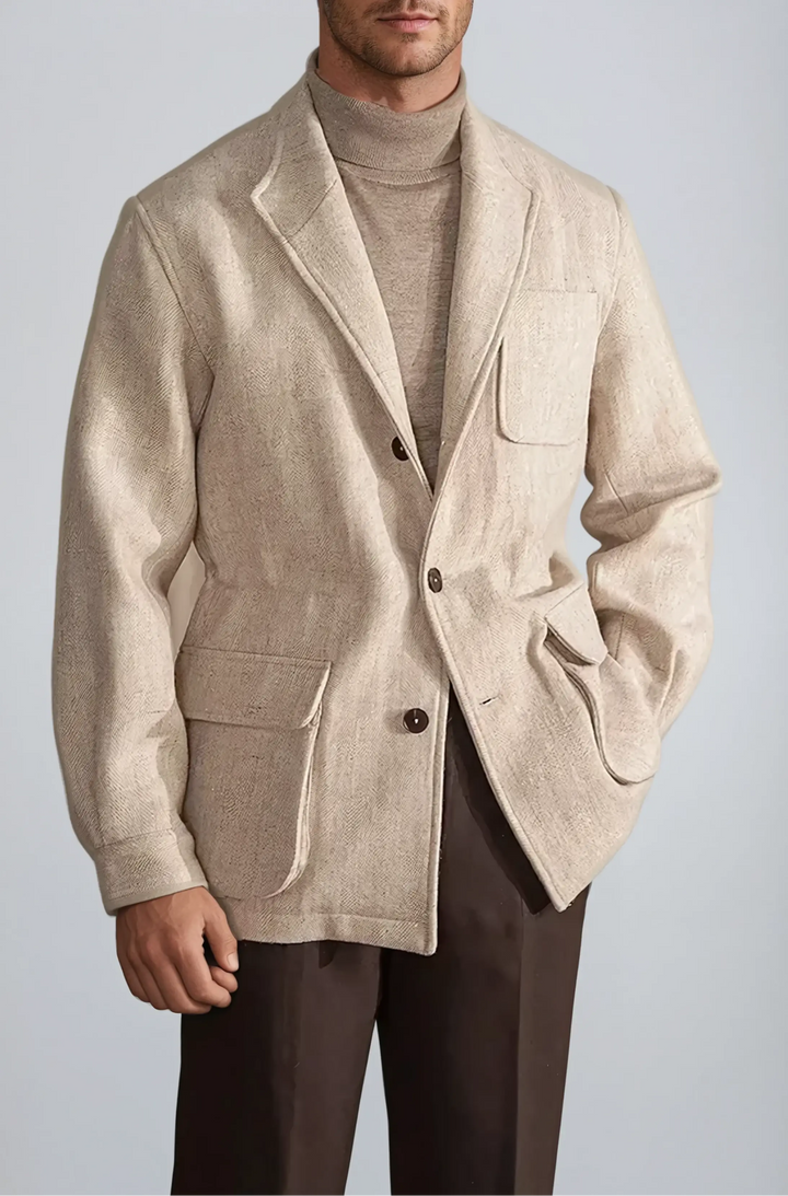 Louis - Uldjakke Beige