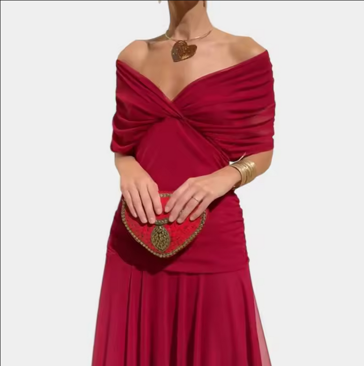 Ida – Elegant chiffonkjole
