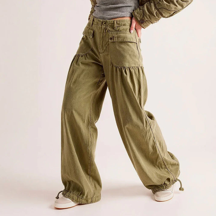 Freja – Boheme jeans med brede ben