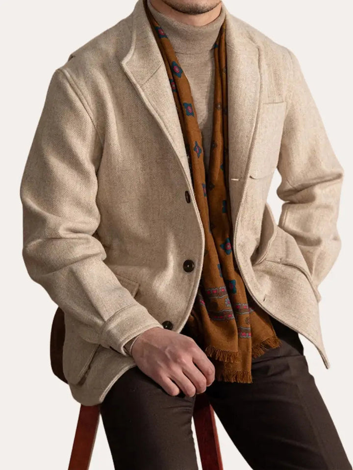 Louis - Uldjakke Beige