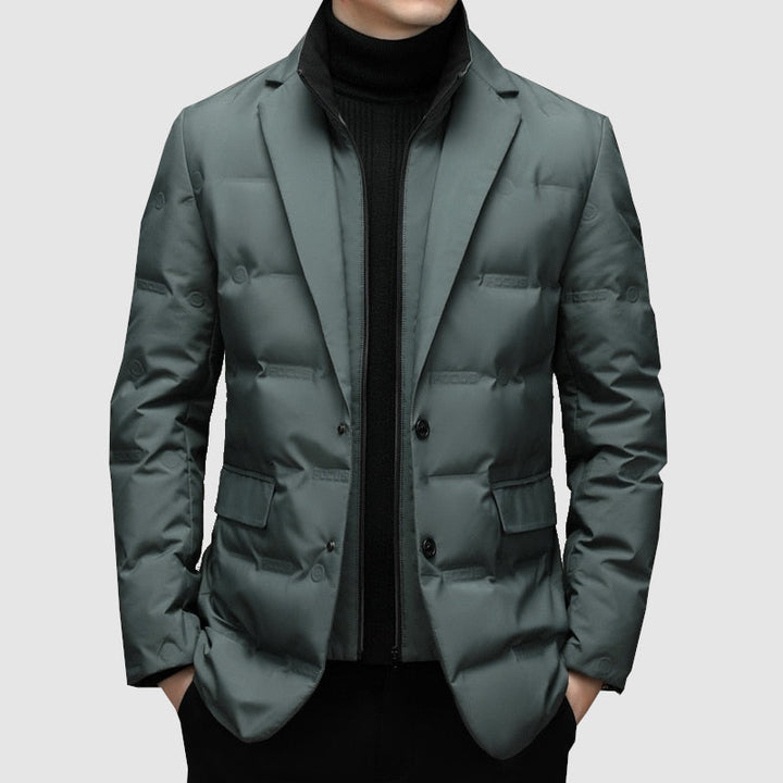 Magnus - Herre Dynejakke-Blazer Med Knaplukning