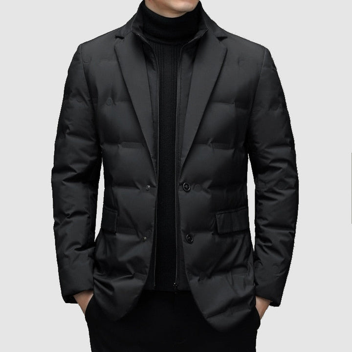 Magnus - Herre Dynejakke-Blazer Med Knaplukning