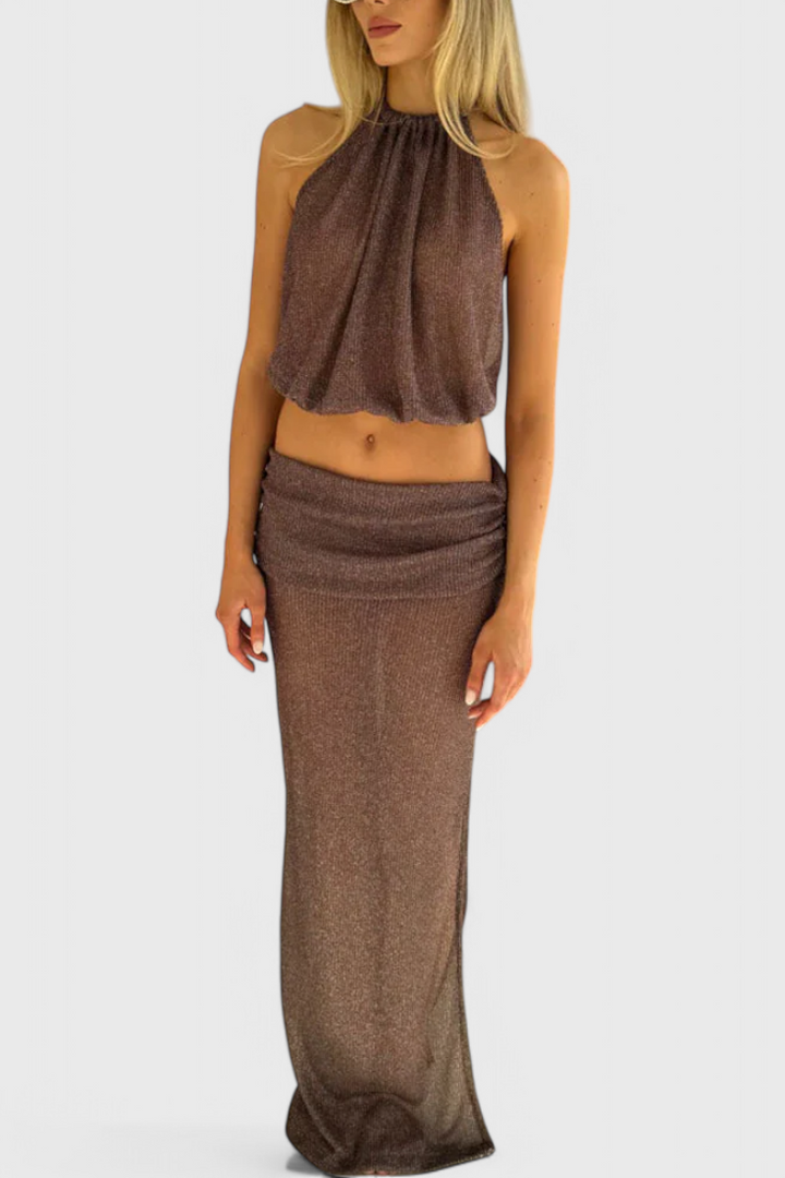 Zhenya - To-delt Halter Sæt