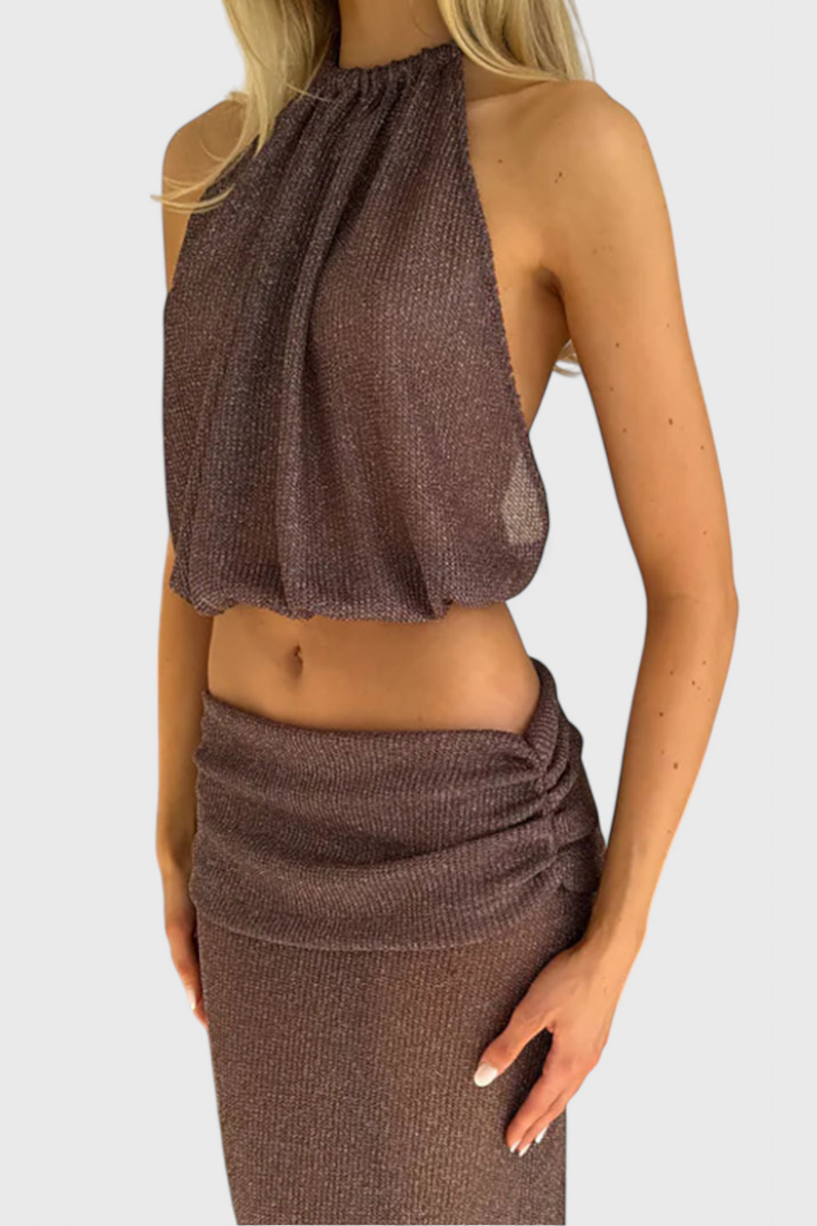 Zhenya - To-delt Halter Sæt