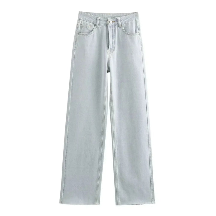 Udsvingende Jeans Blå Gletsjer