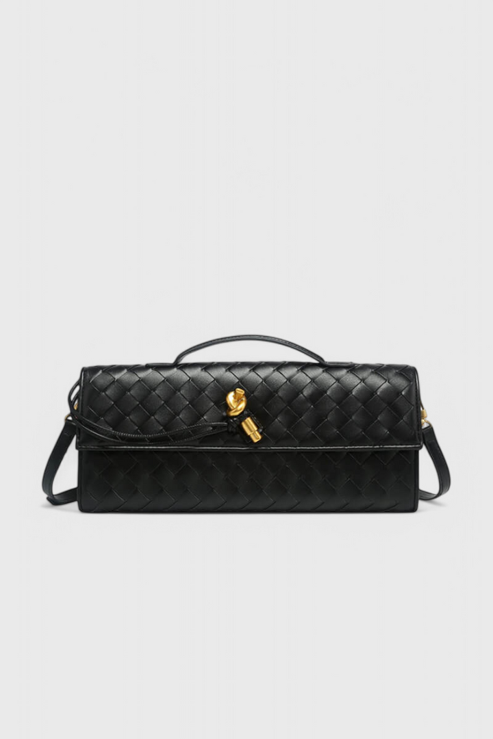 Melanie - Clutch med Guld Knude Detalje