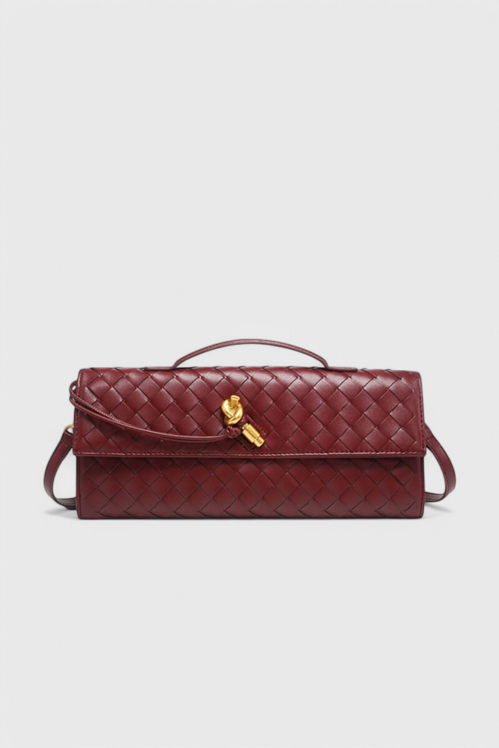 Melanie - Clutch med Guld Knude Detalje
