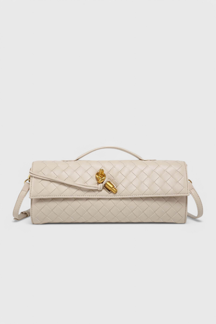 Melanie - Clutch med Guld Knude Detalje