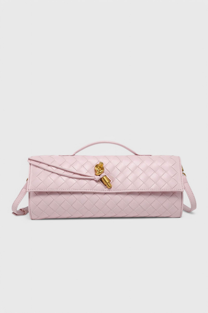 Melanie - Clutch med Guld Knude Detalje