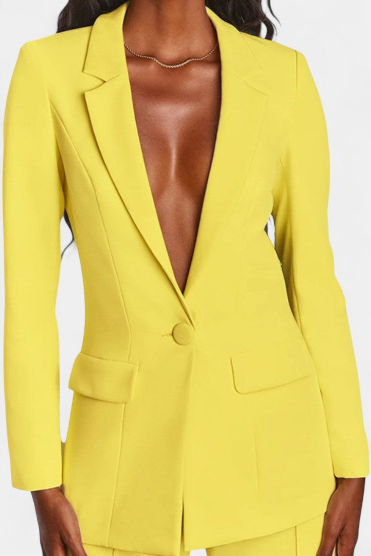 Marnie – Elegant sæt med skræddersyet blazer og wide-leg bukser