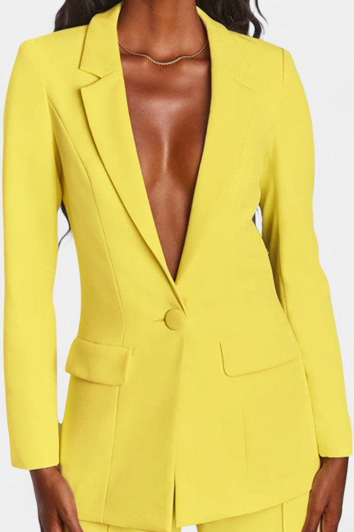 Marnie – Elegant sæt med skræddersyet blazer og wide-leg bukser