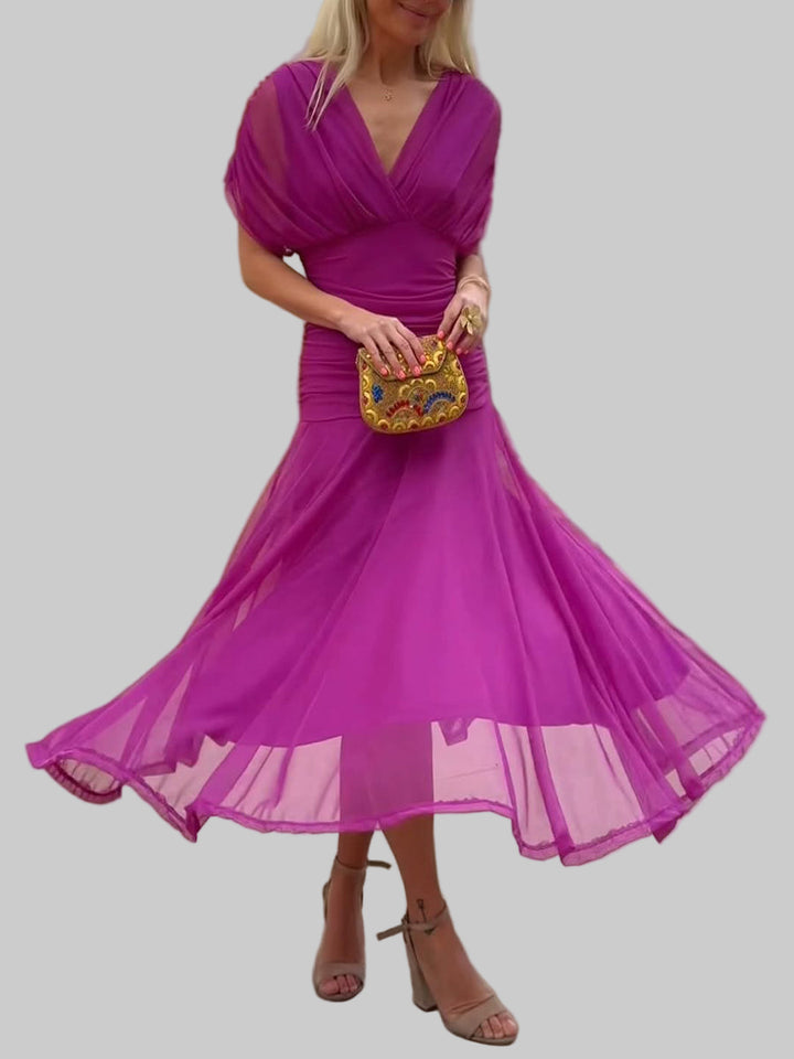 Ida – Elegant chiffonkjole