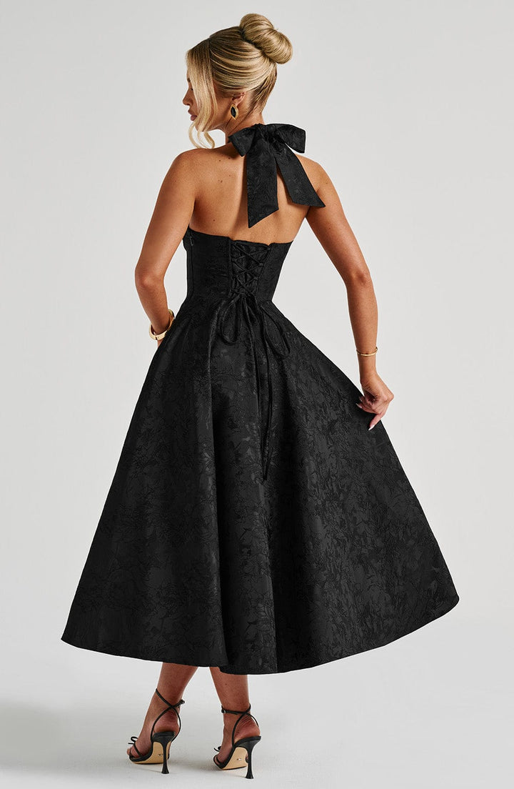 Catalina – Elegant romantisk midikjole