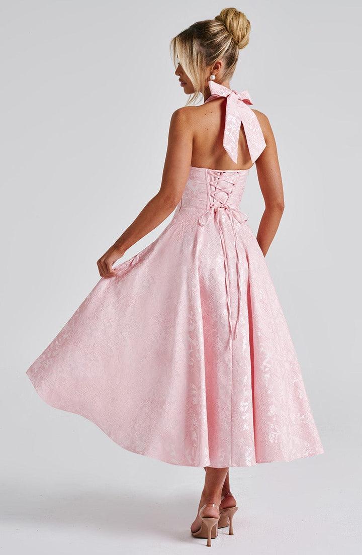 Catalina – Elegant romantisk midikjole