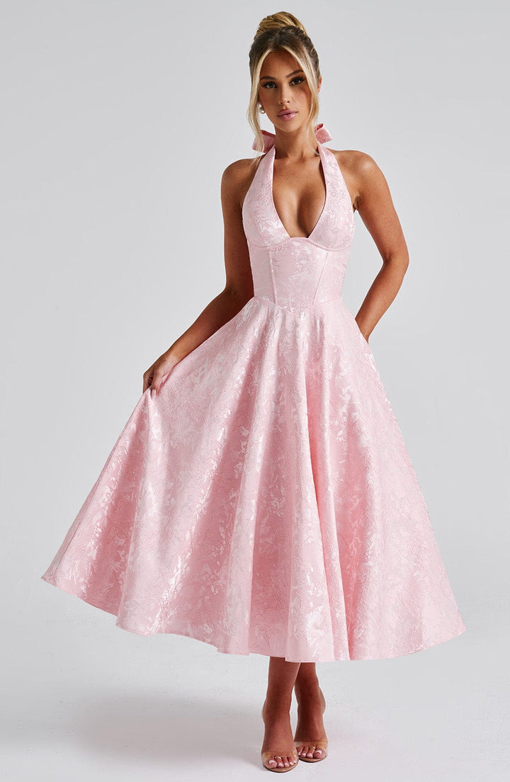 Catalina – Elegant romantisk midikjole