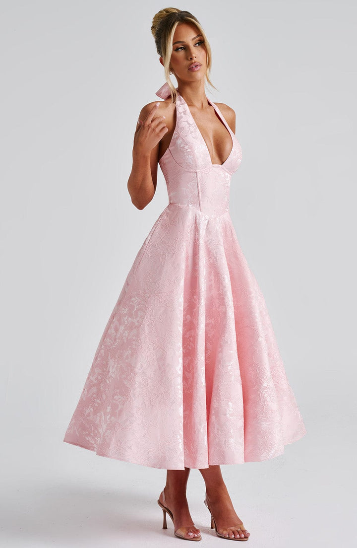Catalina – Elegant romantisk midikjole