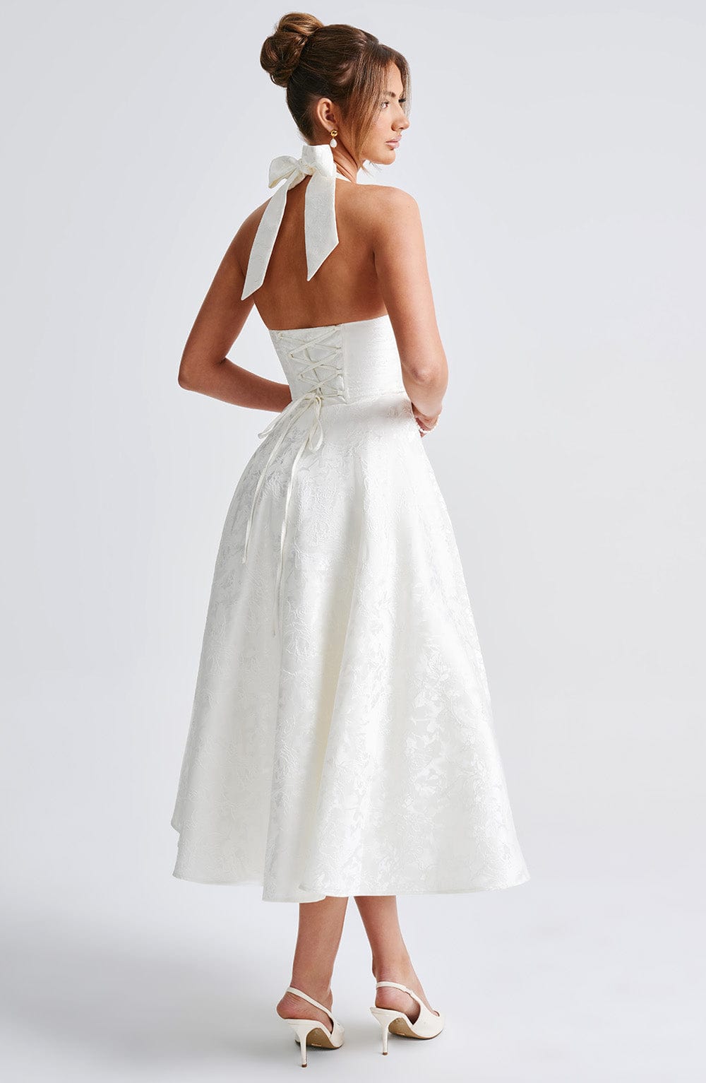 Catalina – Elegant romantisk midikjole