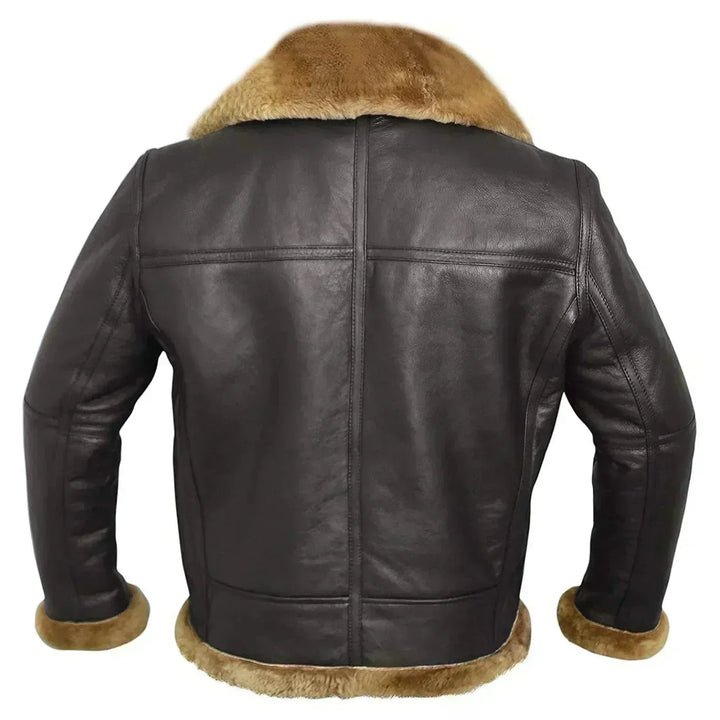 Kristian - Premium jakke i shearling-stil