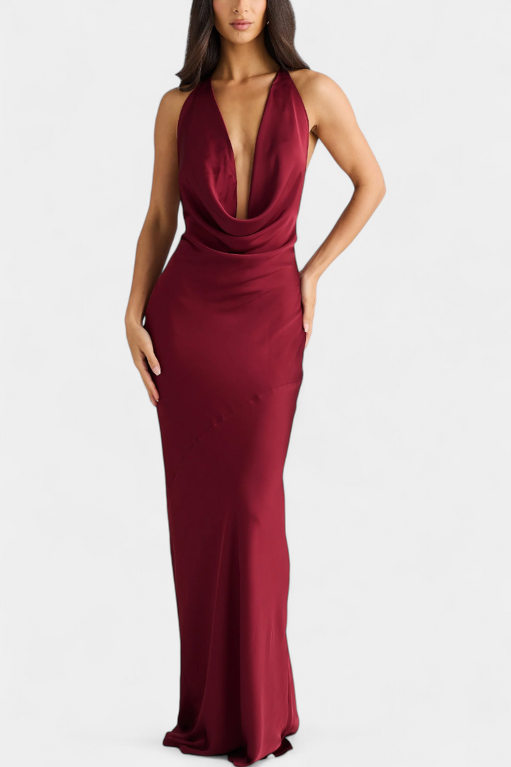Zayana – Draperet kjole i elegant design