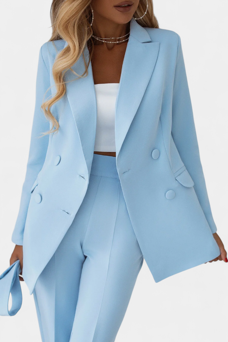 Julia - Urban sæt med blazer og bukser i regular pasform