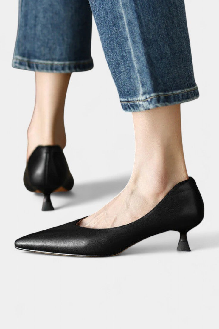 Gerda Mary Janes Elegante med Spids Forund
