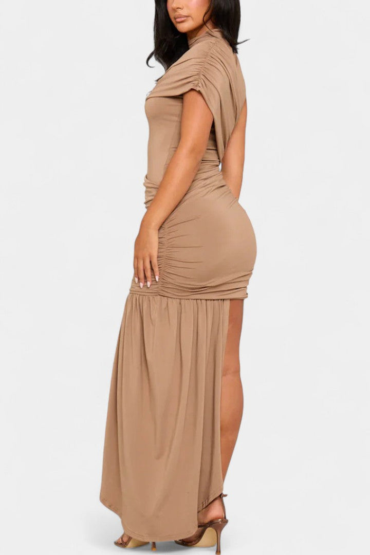 Velia – Asymmetrisk minikjole med plissering