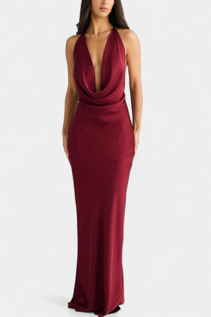 Zayana – Draperet kjole i elegant design