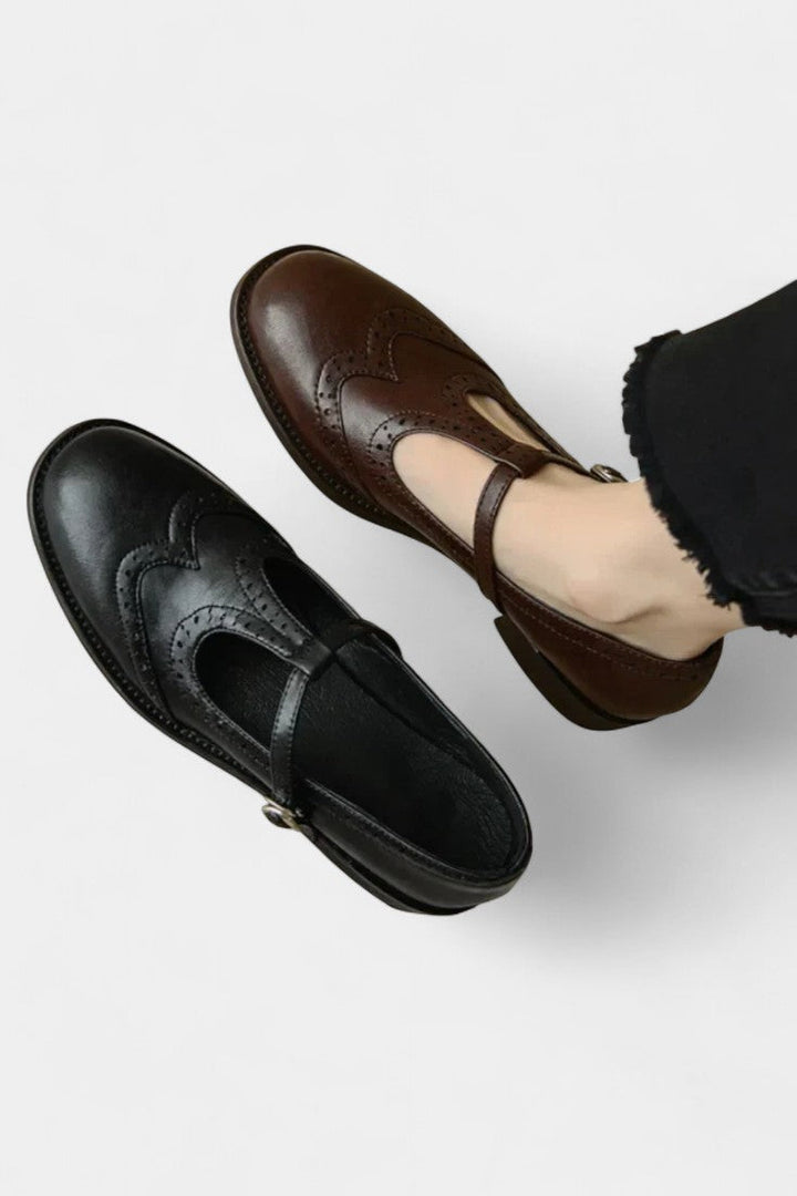 Elegante Mary Janes med T-spænde