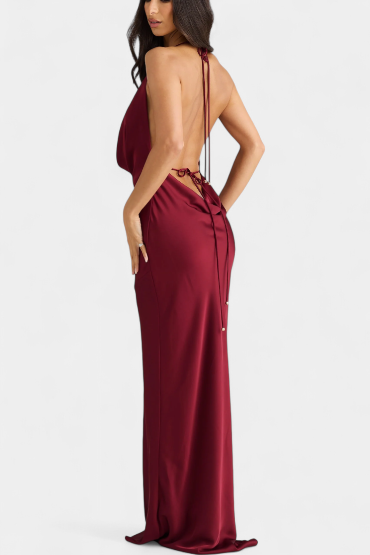 Zayana – Draperet kjole i elegant design