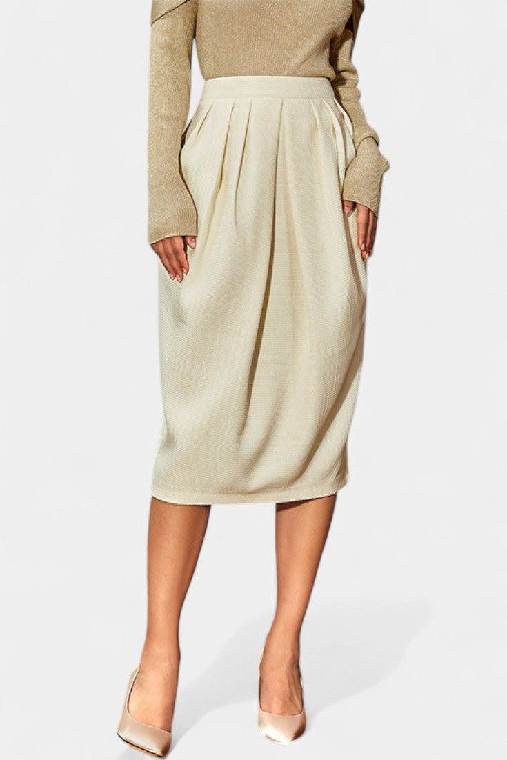Genie - Bodycon Nederdel med Sideklip