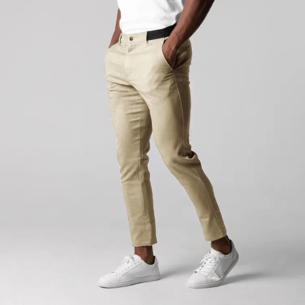 Rasmus - Herrebukser Slim-Fit med Lynlåslomme