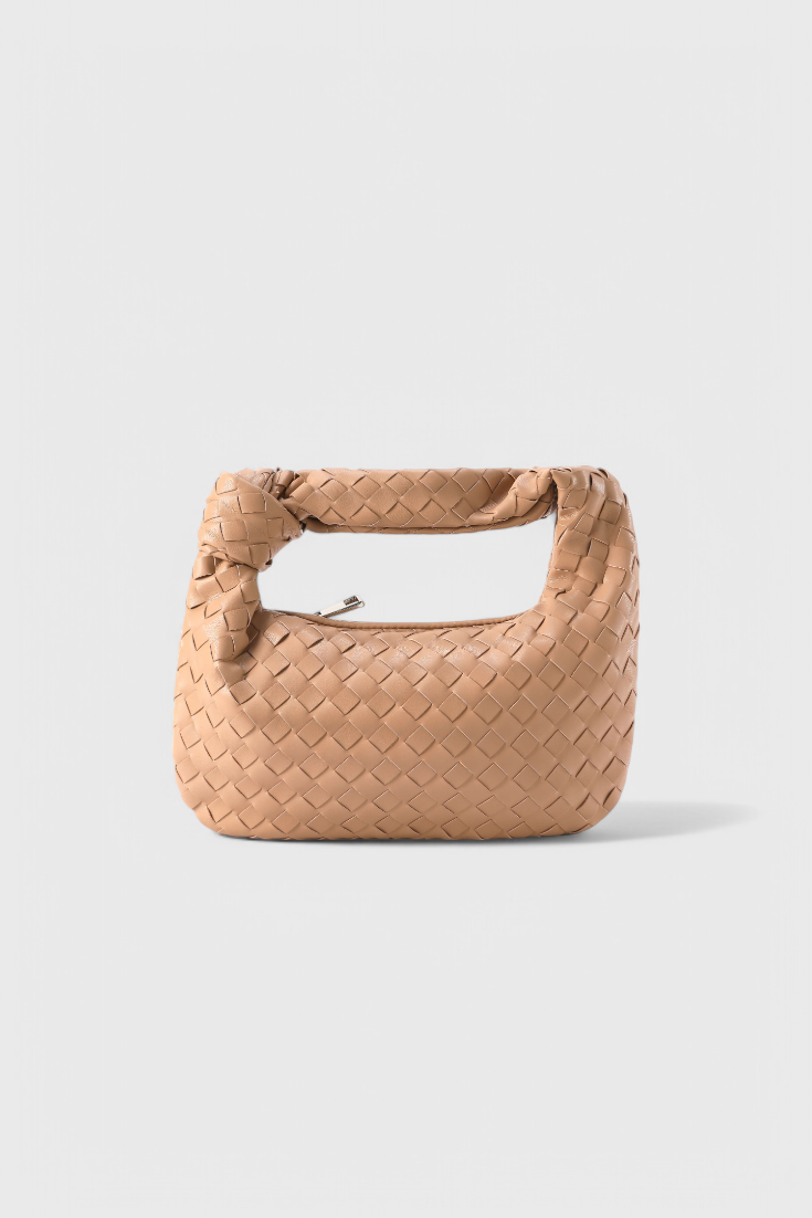 Sage - Bolso Satchel Mini Vævet
