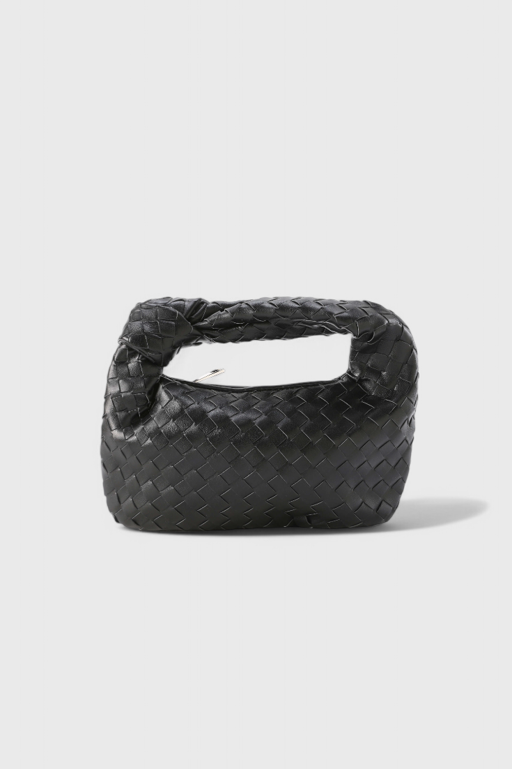 Sage - Bolso Satchel Mini Vævet
