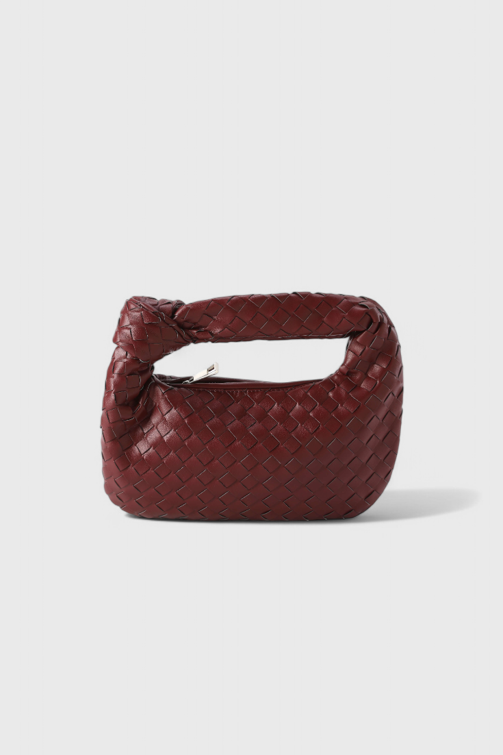 Sage - Bolso Satchel Mini Vævet