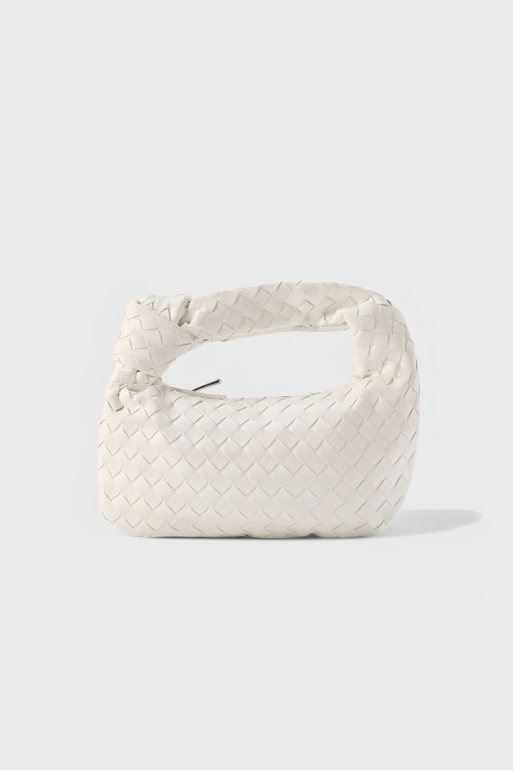 Sage - Bolso Satchel Mini Vævet