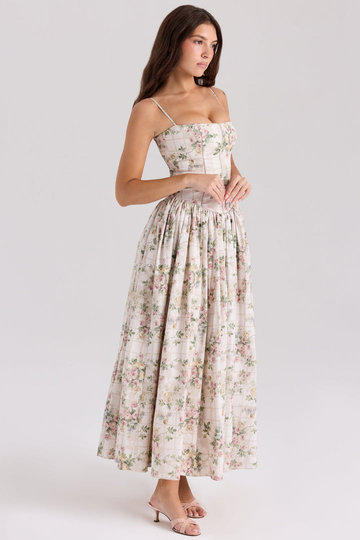 Ysabella – Romantisk vintage båndkjole