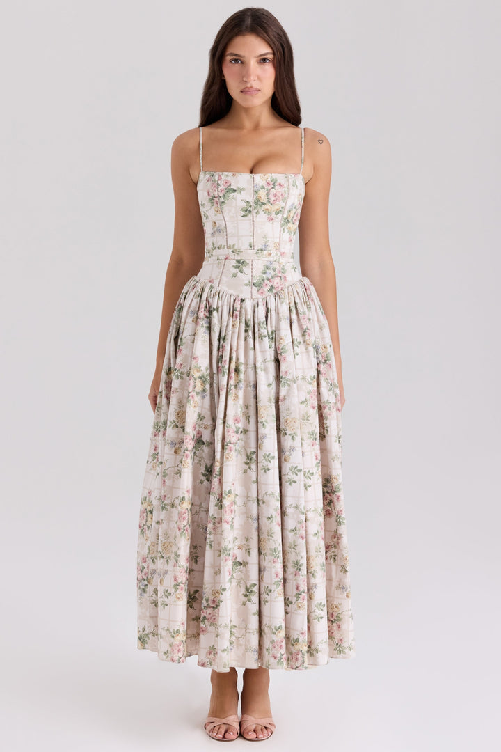 Ysabella – Romantisk vintage båndkjole