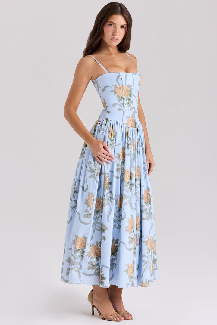 Ysabella – Romantisk vintage båndkjole
