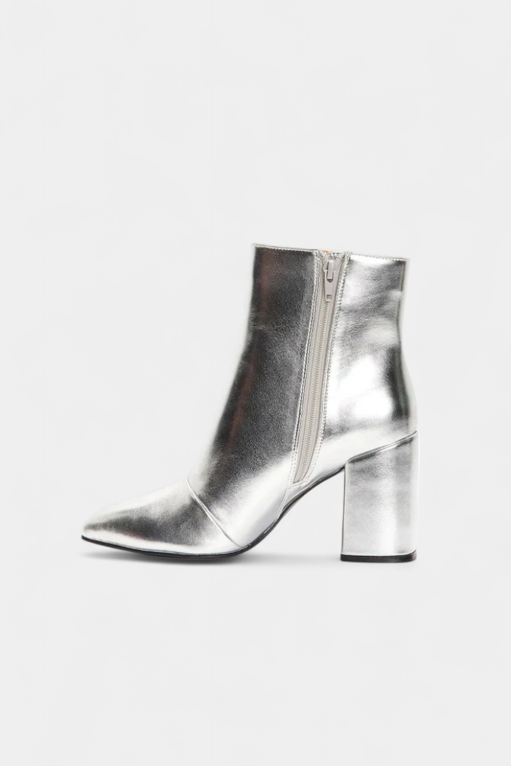 Ralica – Elegante metalliske ankelstøvler