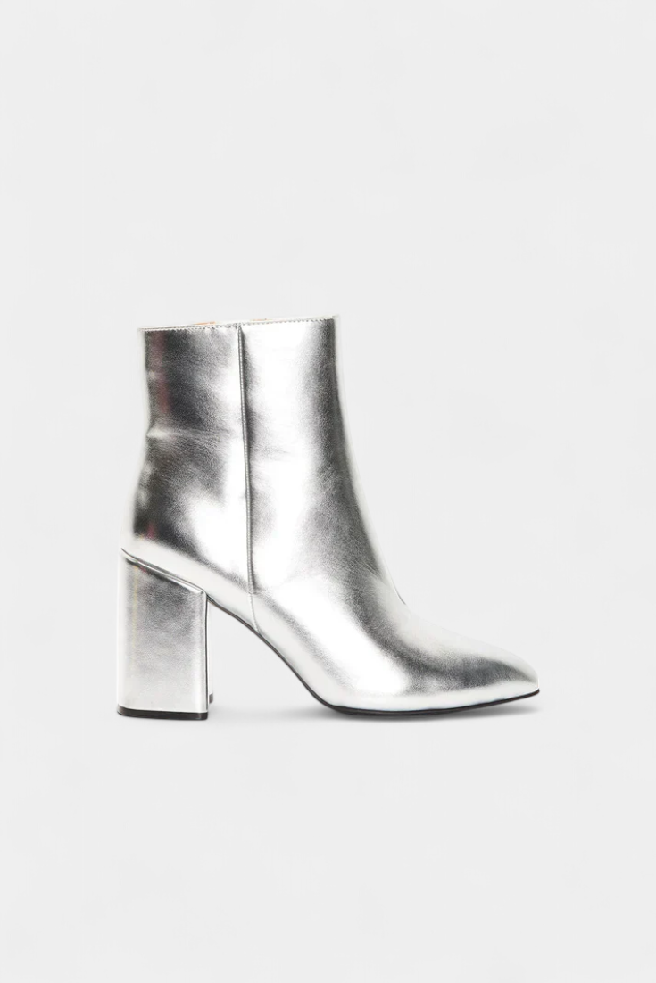 Ralica – Elegante metalliske ankelstøvler
